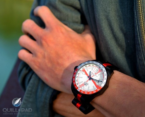 Vostok-Europe Radio Room on the wrist.
