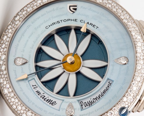 Dial of Margot in white gold by Christophe Claret