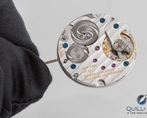 Nomos Caliber DUW 4401 with Swing System escapement