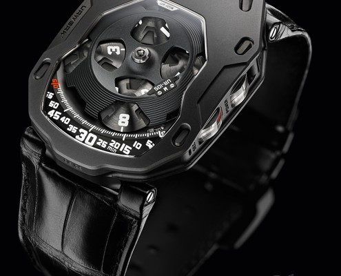 The UR-105M Dark Knight with AlTiN treated steel bezel