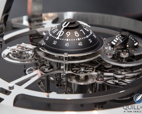 Indication dome of the MB&F Starfleet Machine for L'Epée
