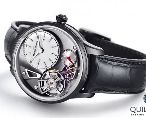 Maurice Lacroix Master Gravity with grand colimaçon finishing and dark PVD treated stainless steel case
