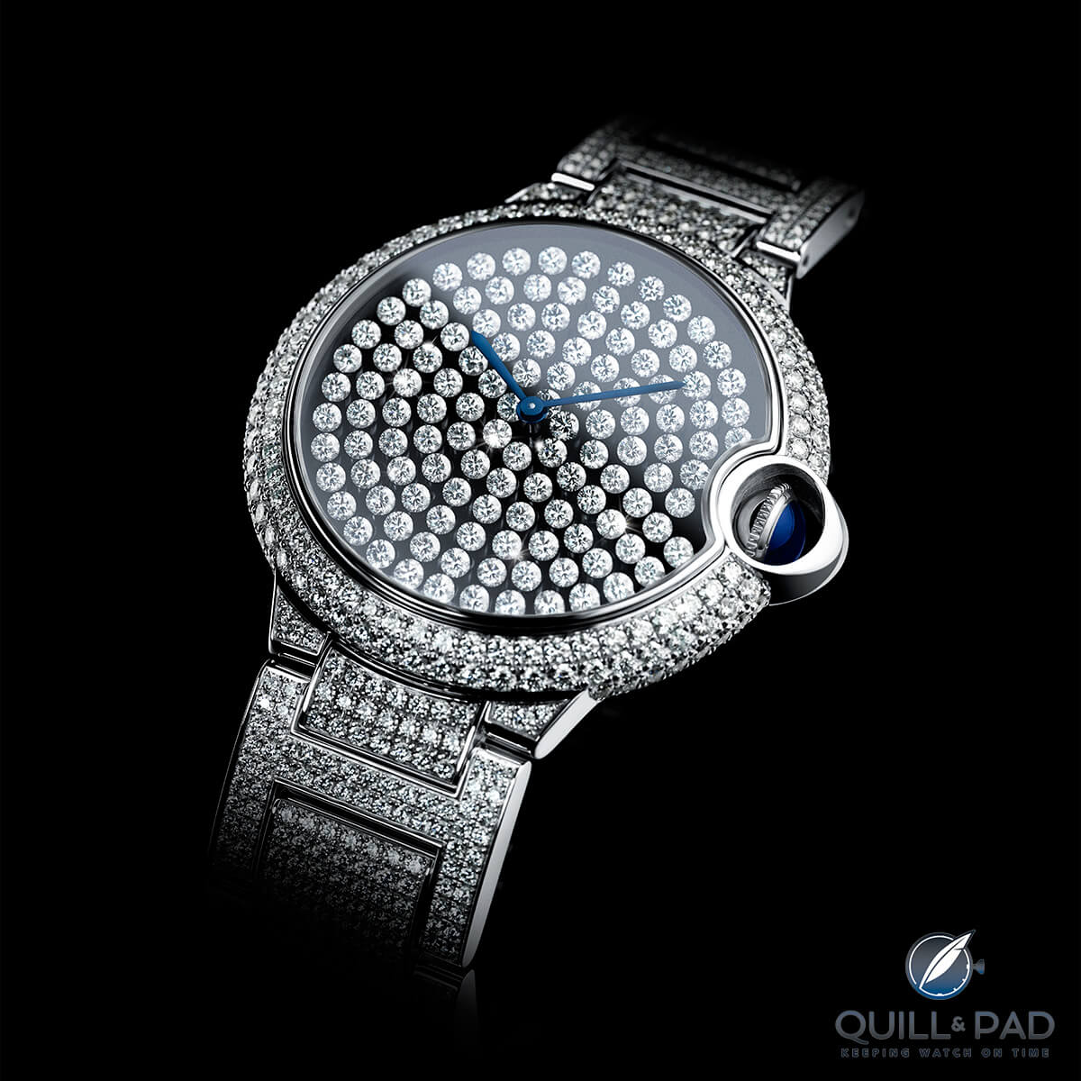 Ballon Bleu de Cartier Serti Vibrant replica watch