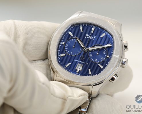 Piaget Polo S chronograph blue dial