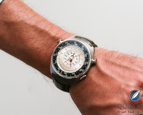 Singer Reimagined Track 1 on the wrist