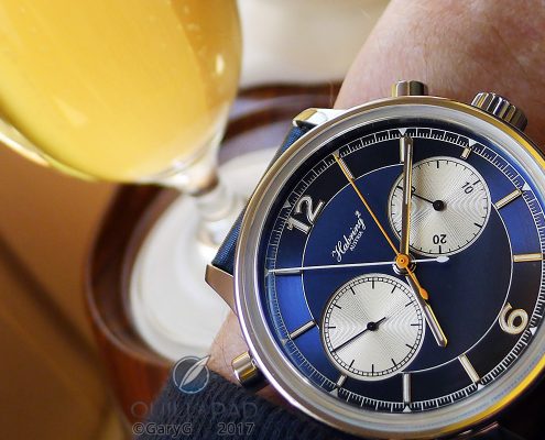 Parting shot: traveling in style with the Habring2 Doppel 2.0 on the author’s wrist