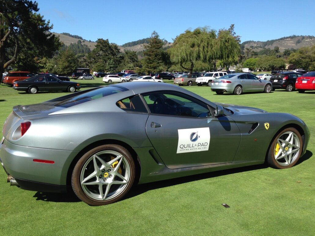 The Quill & Pad Ferarri at the 2014 Pebble Beach  Concours