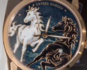 Ulysse Nardin enameled Classico horse