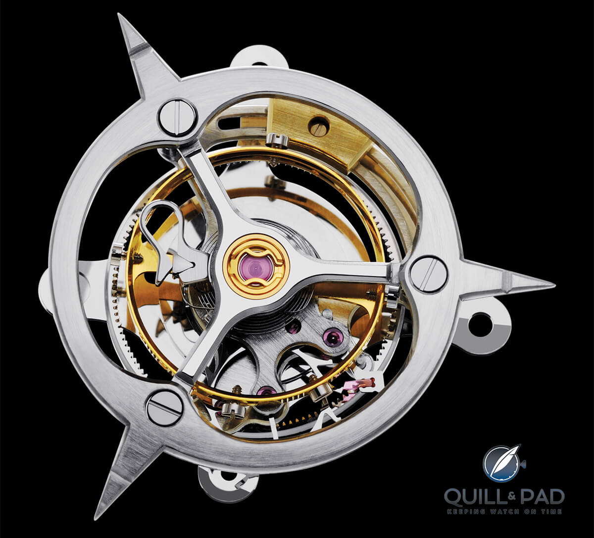 Central three-minute tourbillon of Inversion Principle by Fonderie 47