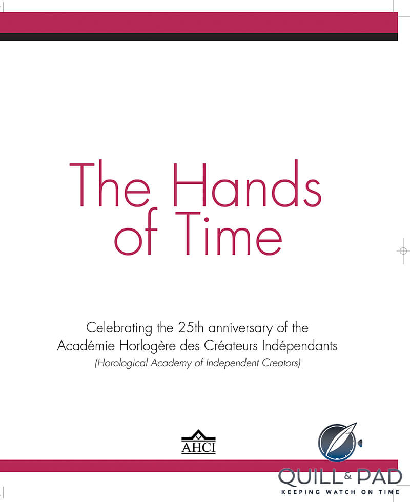 'The Hands of Time' by Ian Skellern (texts) and Peter Speake-Marin (project management)