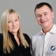 Quill & Pad co-founders Elizabeth Doerr and Ian Skellern