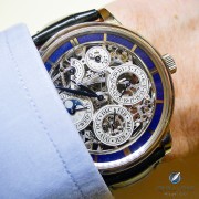 Jaeger LeCoultre Master Grande Tradition Perpetual Calendar with skeletonized dial