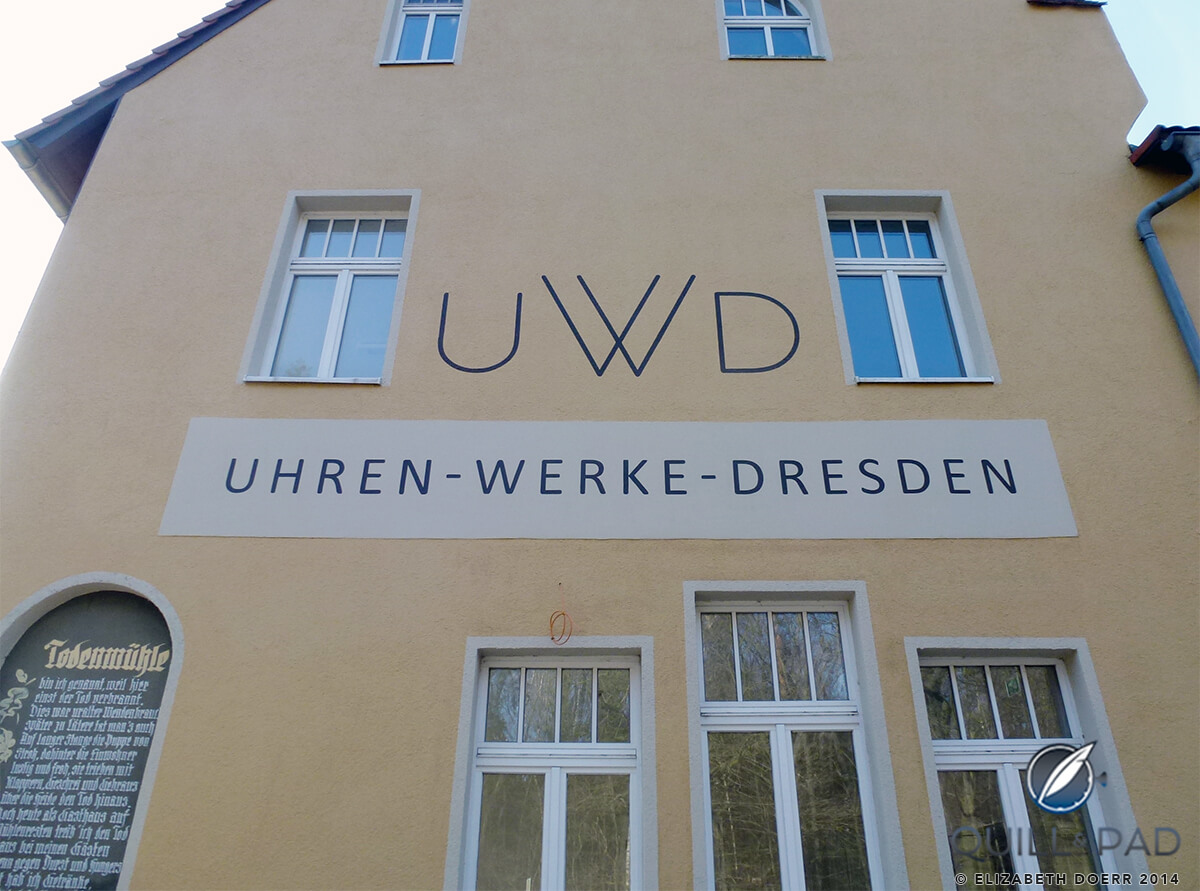 The Uhren-Werke-Dresden manufacture in Dresden