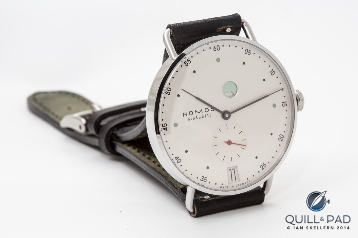Nomos Metro with new Swing System escapement