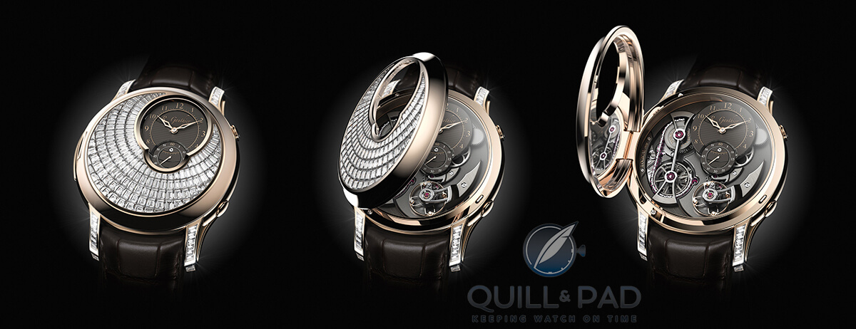 Romain Gauthier Logical One Secret Diamonds in red gold