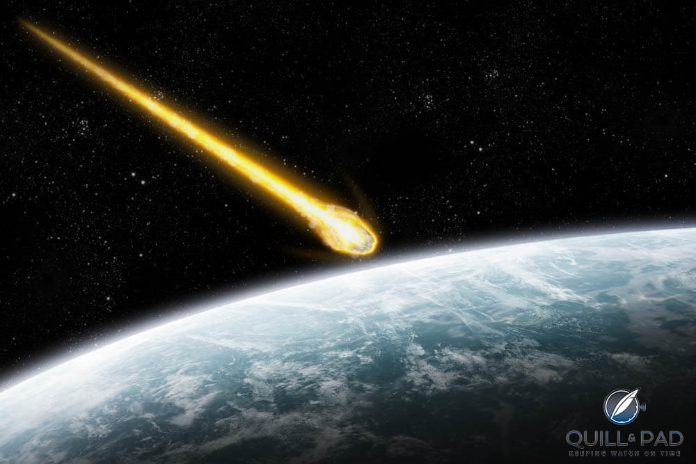 Gold and other heavy elements are likely to have arrived on earth by meteors