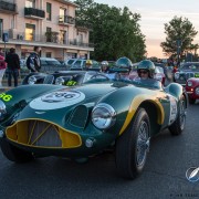 Thierry Lombard and Mathias Beche driving a sensually sculptured 1953 Aston Marin DB3