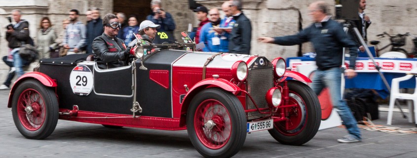 1927 Lancia Lambda Type 221 Spider at a time check in the 2014 Mille Miglia