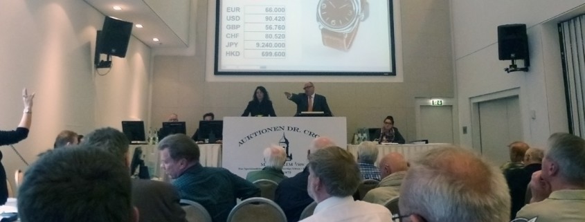 Panerai with Rolex movement at auction
