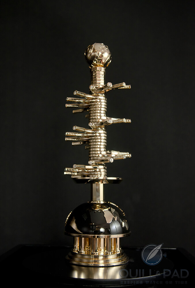 The Roland Iten designed Ion Tiriac Mutua Madrid Open trophy