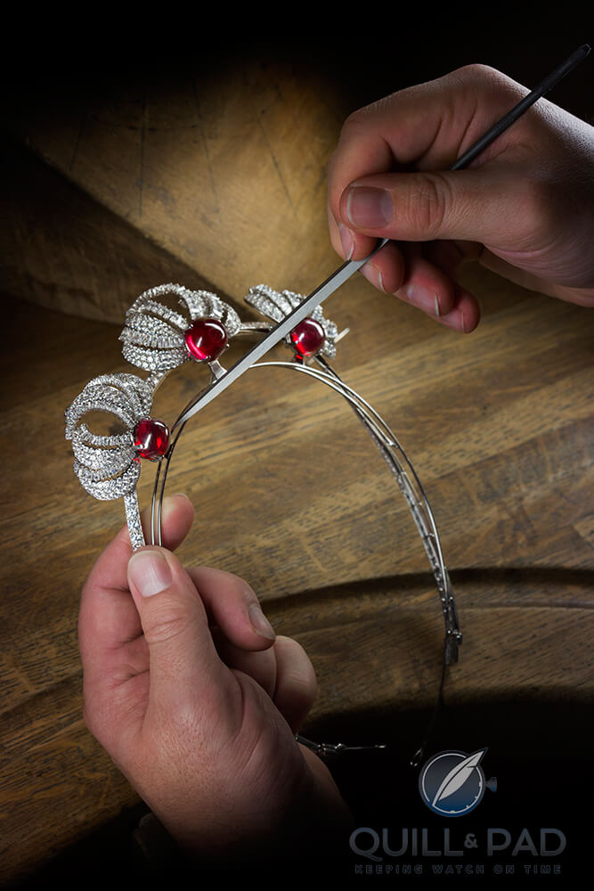 Reproduction of Grace Kelly's 1955 tiara, which is transformable into a necklace