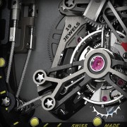 Micro-cables suspending the movement of the Richard Mille RM 027