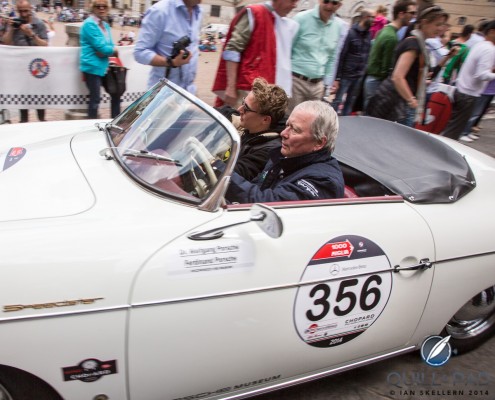 2014 Mille Miglia: Wolfgang and Ferdinand Porsche in Siena
