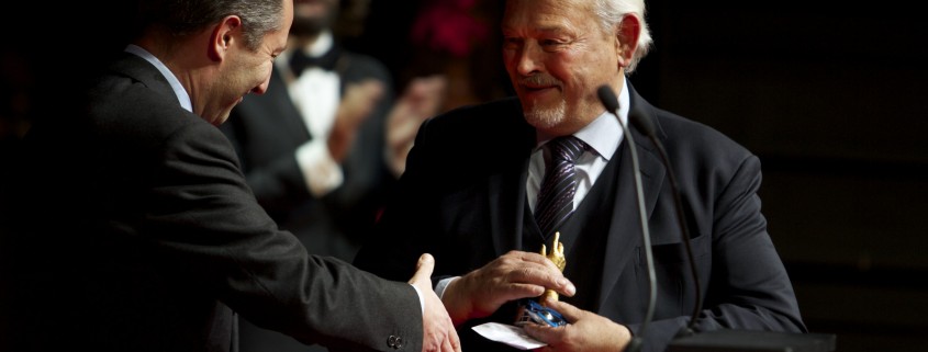 Philippe Dufour receiving the Jury's Special Prize in 2013