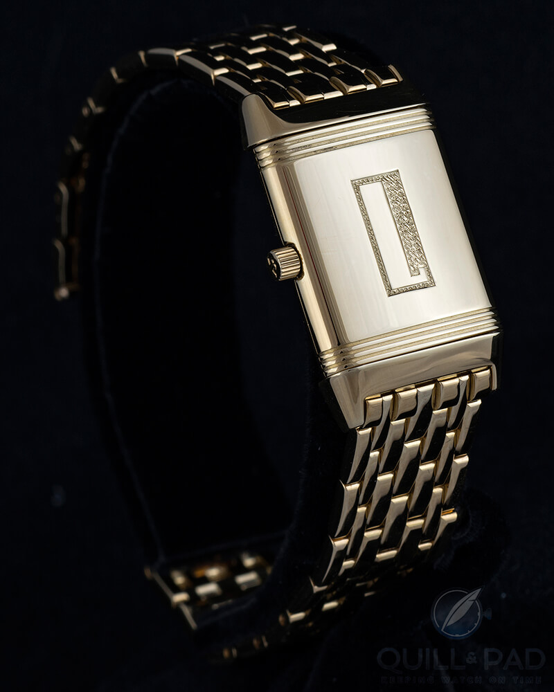 The watch that started it all: Reverso Lady in yellow gold