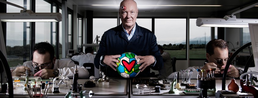 Jean-Claude Biver celebrating the 2014 World Cup