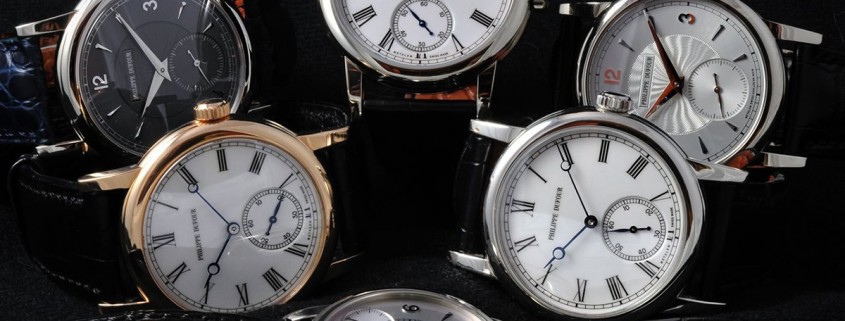 A "family" of Philippe Dufour timpieces.