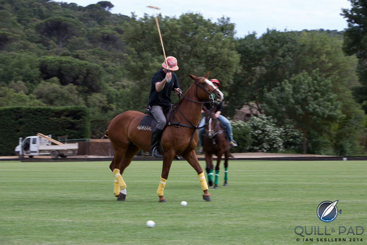 Polo clinic with Pablo Mac Donoughat the Saint Tropez Polo Club hosted by Richard Mille