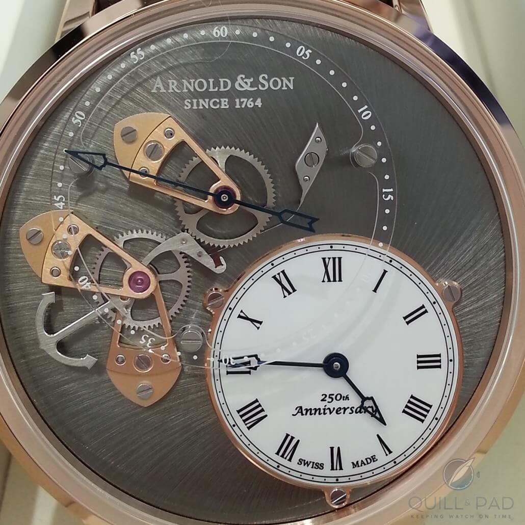 Dial of the Arnold & Son DSTB