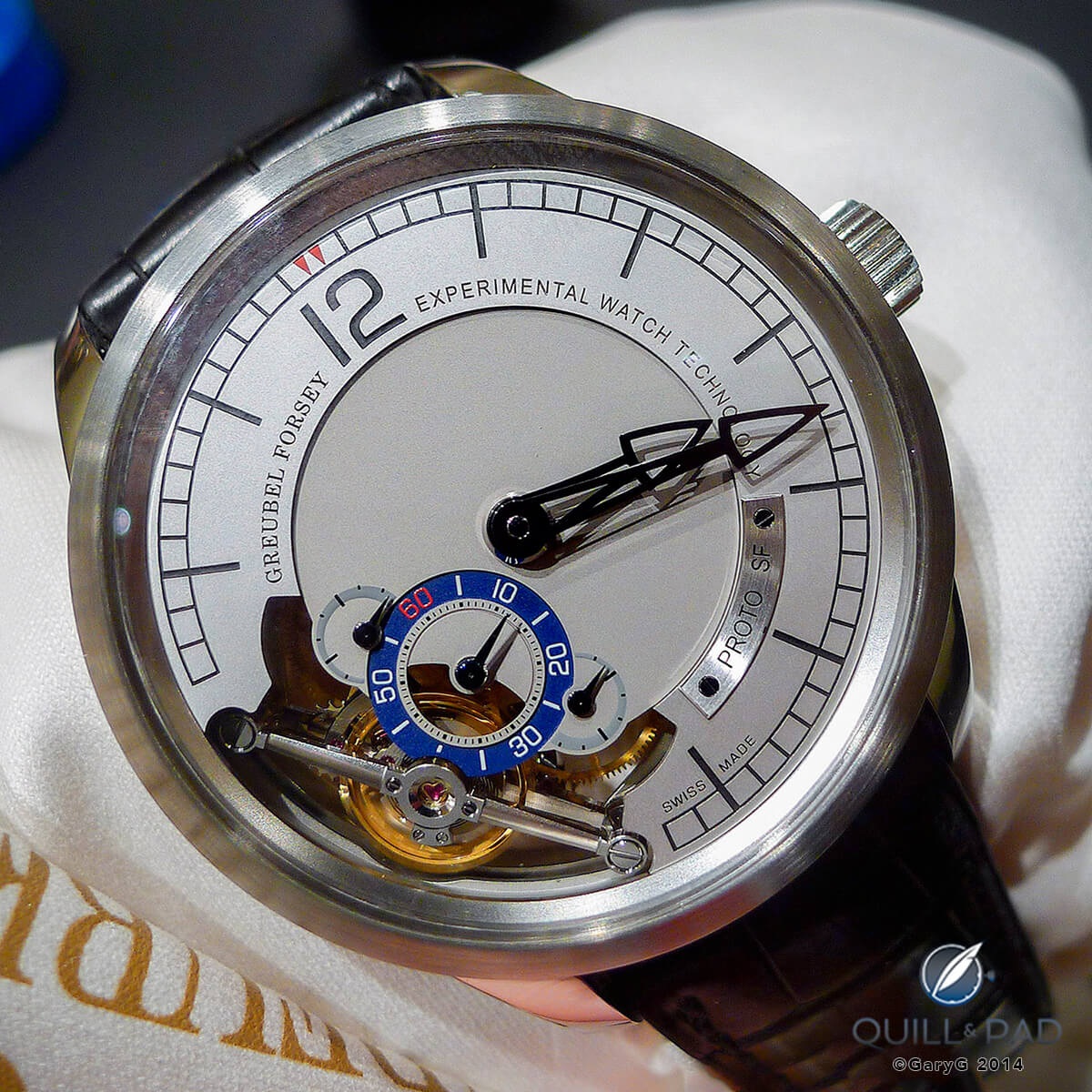 Stephen Forsey’s personal experimental prototype of the inclined double balances