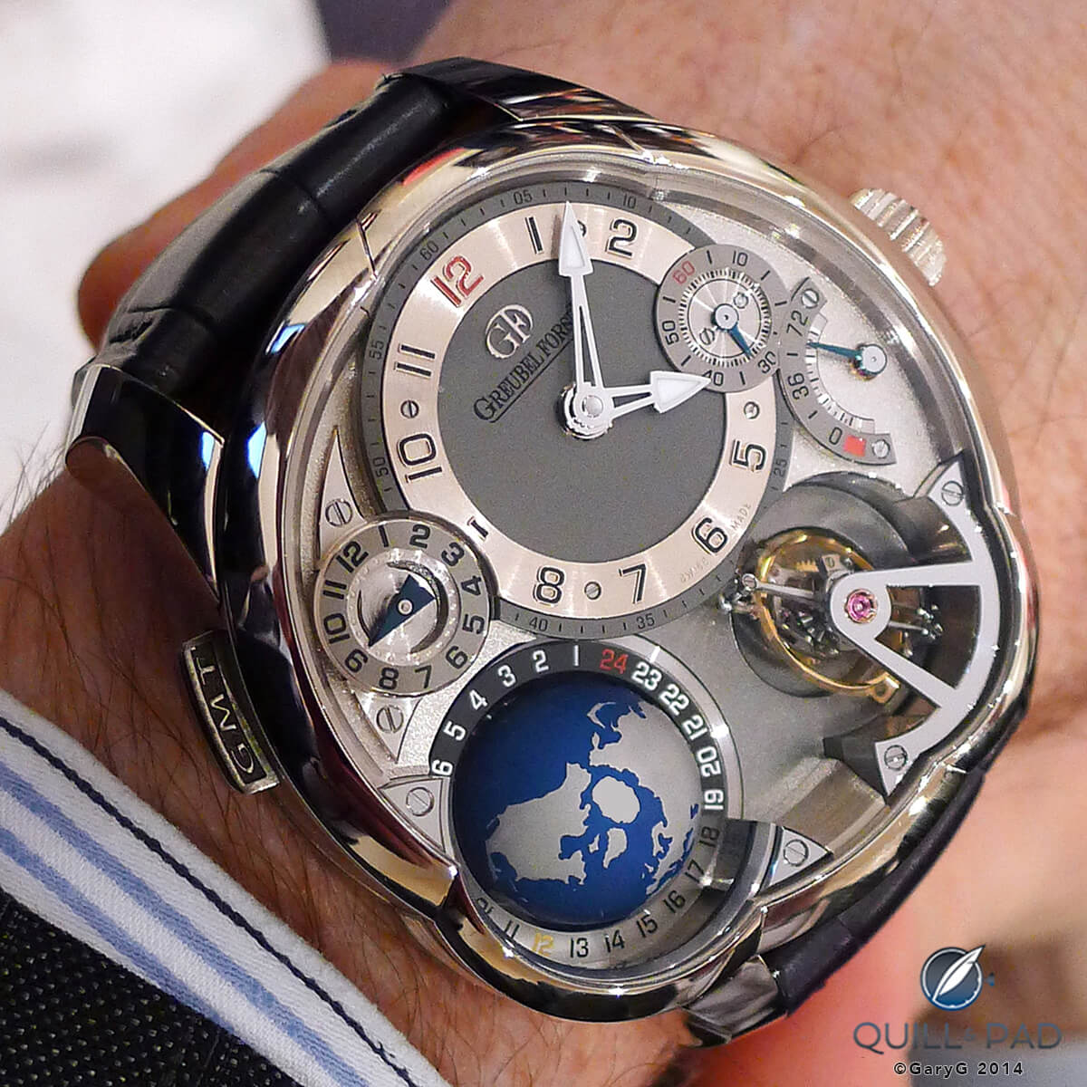 Greubel Forsey GMT on the wrist