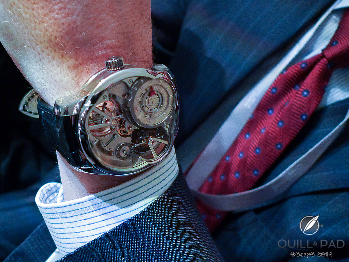 Greubel Forsey Invention Piece 2 as worn by official wrist model “Tahoeblue”