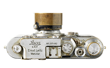 Leica III believed to be used by Yevgeny Khaldei. (photo courtesy Bonhams)