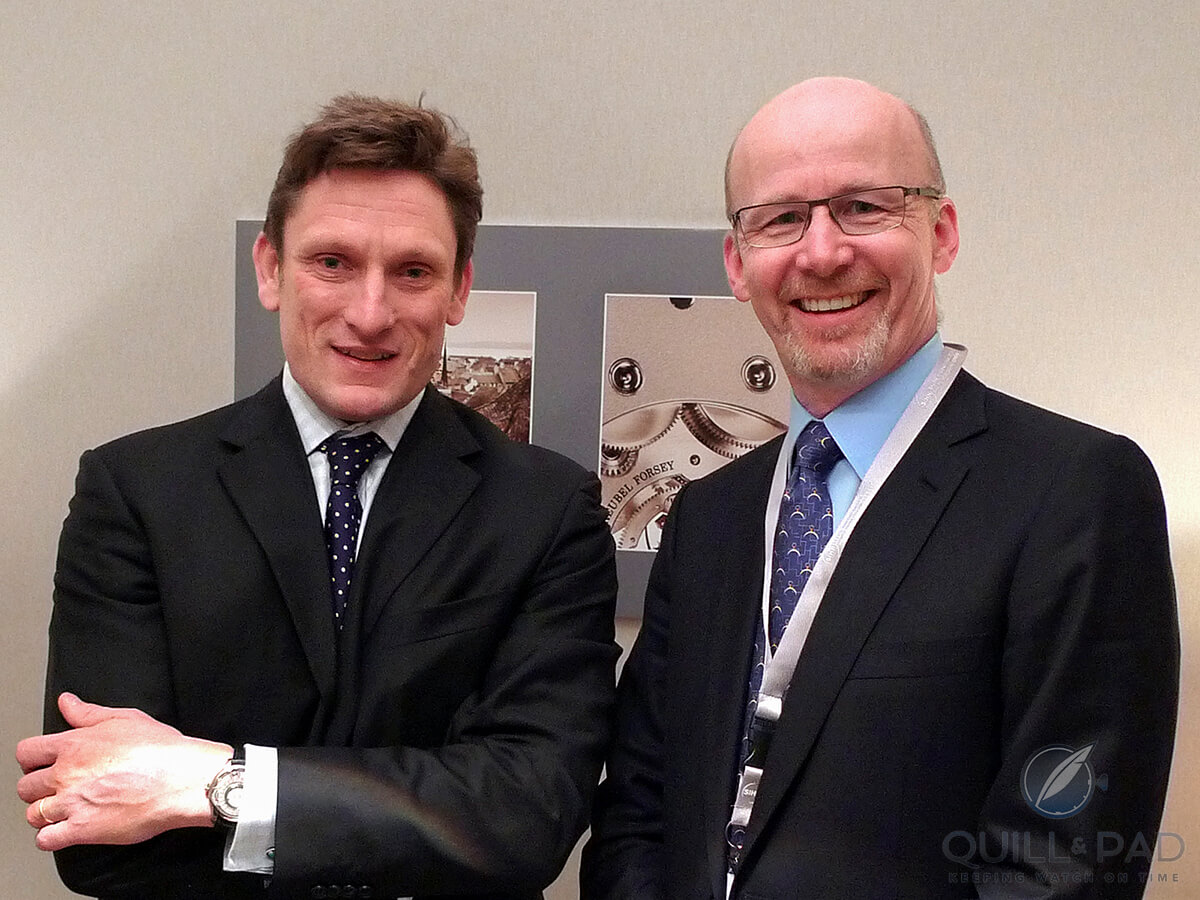 Stephen Forsey with your author at the 2014 SIHH (photo courtesy AllenS)