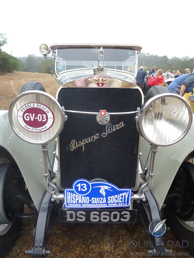 The 1923 Hispano-Suiza in the Pebble Beach Tour d’Elegance