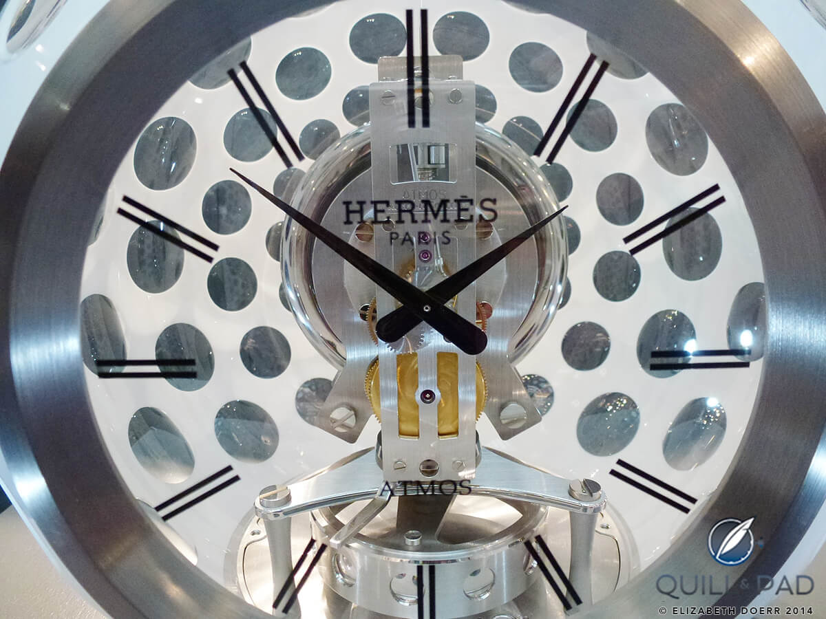 Dial of the The Jaeger-LeCoultre Hermès Edition Atmos