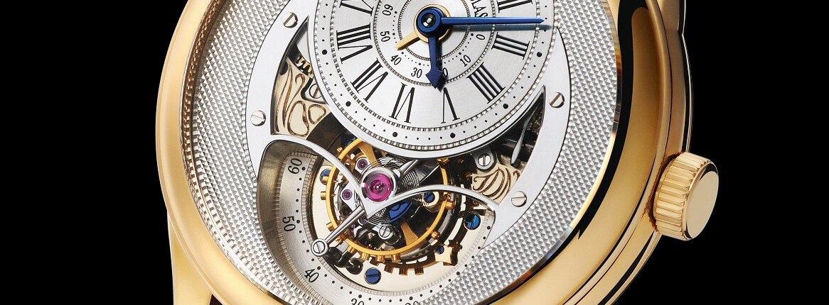 Jean Daniel Nicolas Two-Minute Tourbillon by Mr. Daniel Roth in pink gold (photo courtesy Guy Lucas de Peslouan)