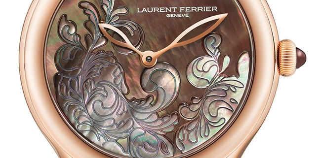 Lady F in red gold by Laurent Ferrier