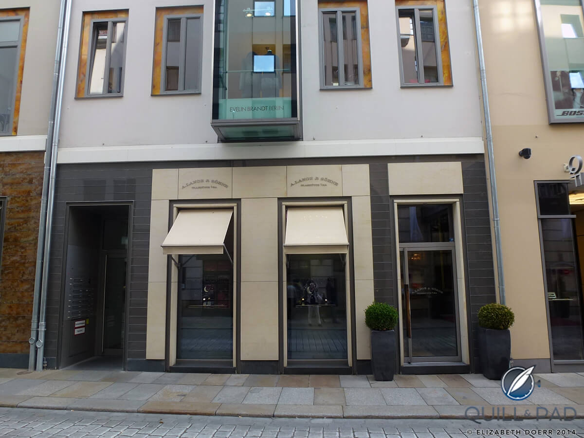 A. Lange & Söhne’s flagship boutique was inaugurated on Toepferstrasse in Dresden in July 2007