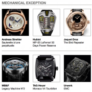 Pre-selected Mechanical Exception watches in the 2014 Grand Prix