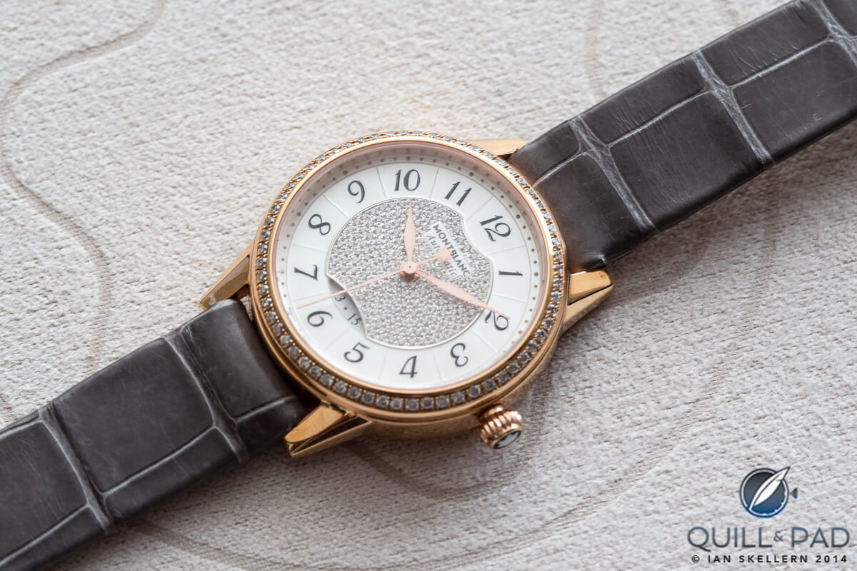 The Montblanc Bohème Date in the jewelry version