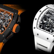 Richard Mille RM011 Orange Storm and White Ghost