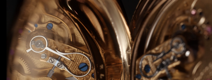 An historic A. Lange & Sohne pocket watch from the film commemorating the 25th anniversary of the Lange 1