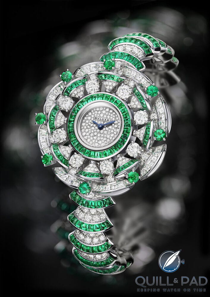The Diva Pave Emerald by Bulgari