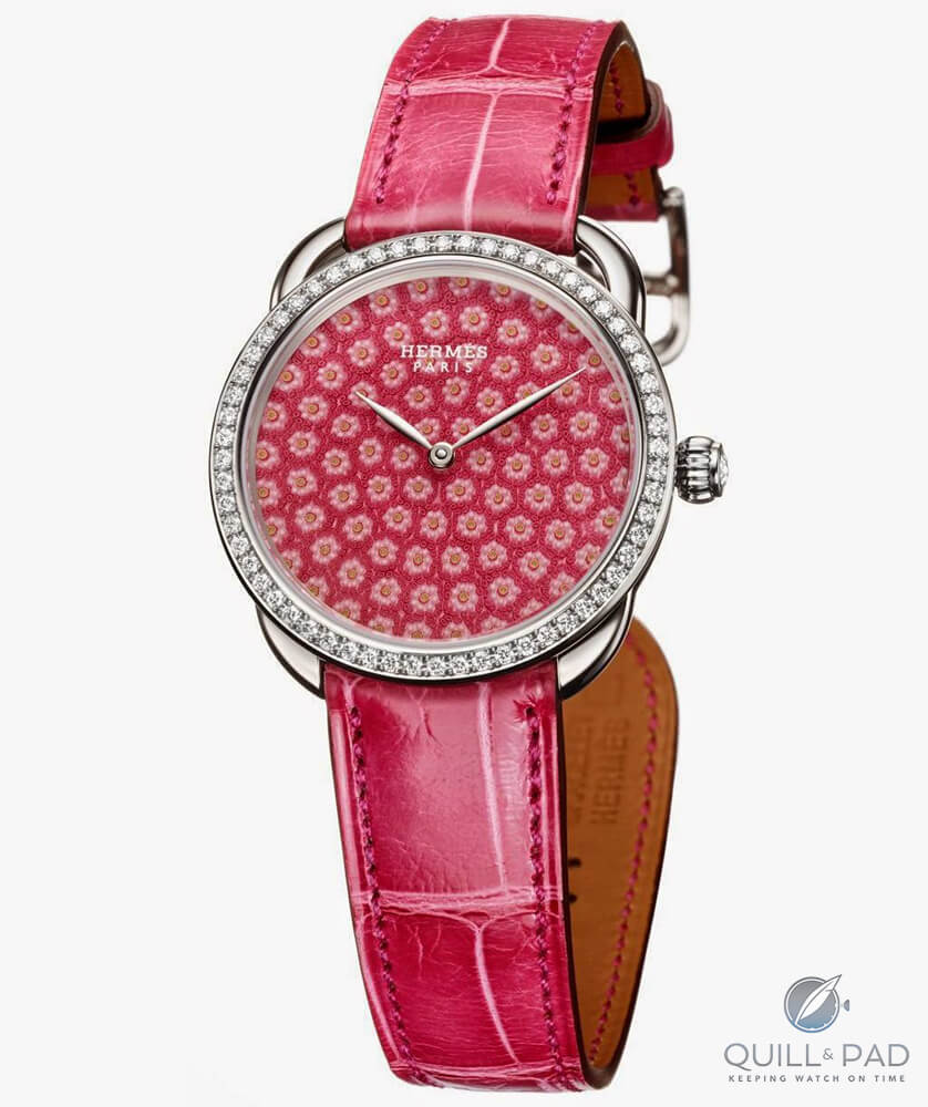 Paying homage to traditional glass blowing and cutting techniques, the Arceau Millefiori by Hermès