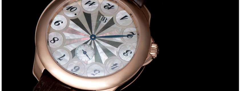 Ludovic Ballouard Upside Down with mother of pearl dial